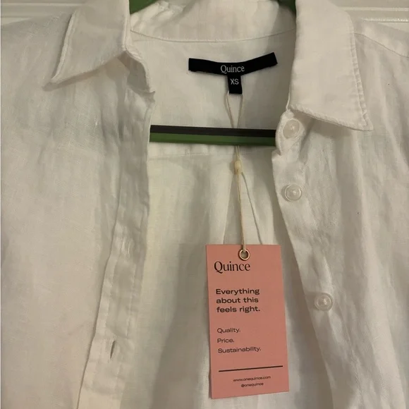 NWT Quince 100% European Linen Long-Sleeve Shirt - Picture 12 of 13